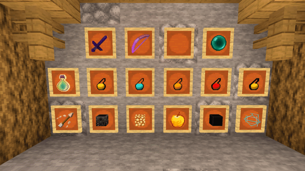 Mr Blue Sky Texture Pack PvP items with clean and semi-realistic textures for Minecraft 1.17+